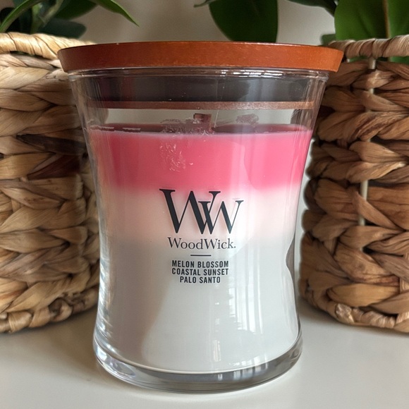 Woodwick Other - Melon Blossom Coastal Sunset & Palo Santo Single Wick WoodWick Candle